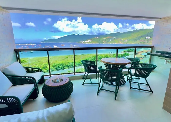 Apartamento 3 Suites Vista Mar Praia Do Anjos - Arraial